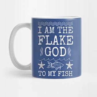 Flake God Aquarium keepers Fish Tank Funny Aquarist Gifts Mug